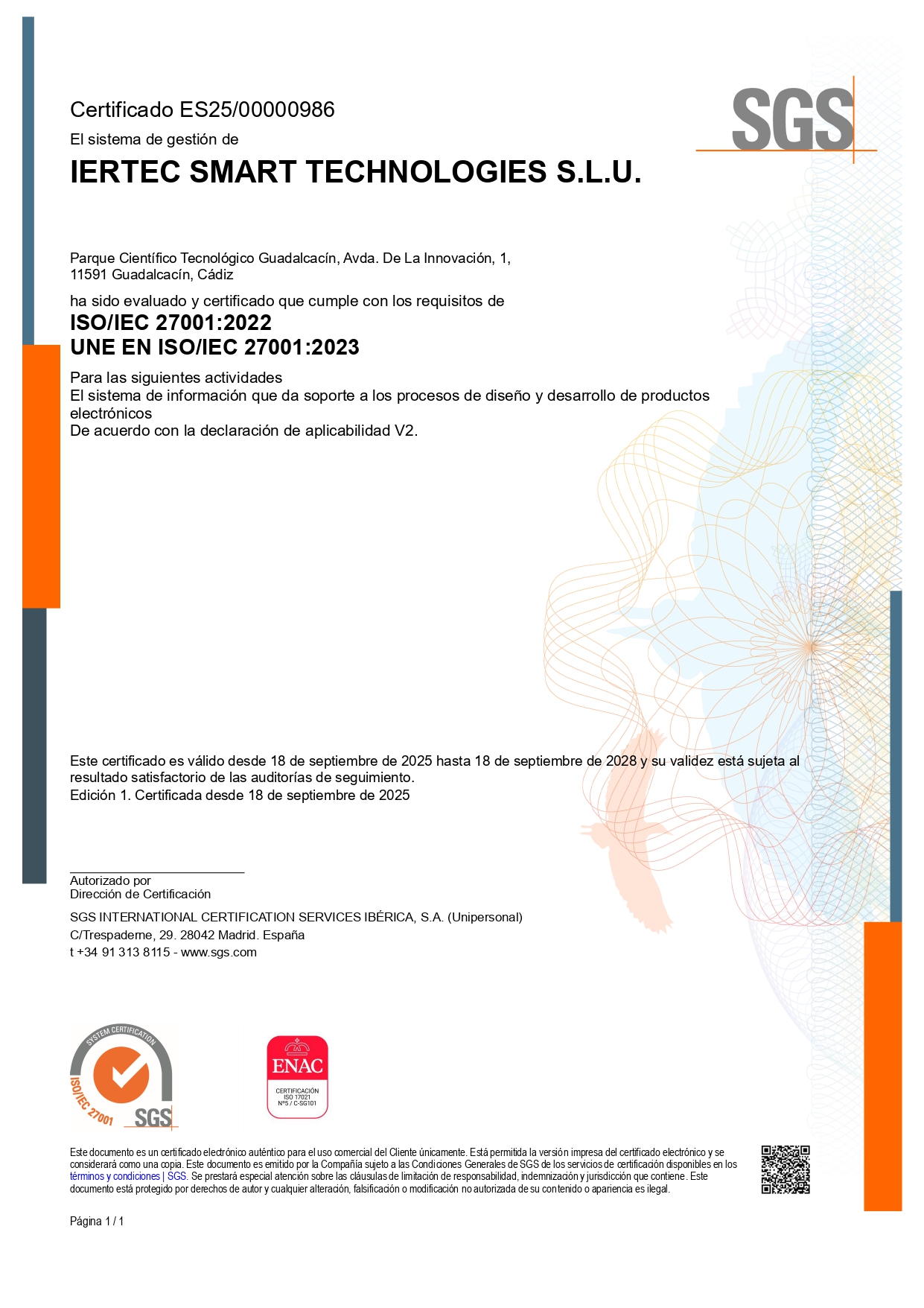 Certificación 27001